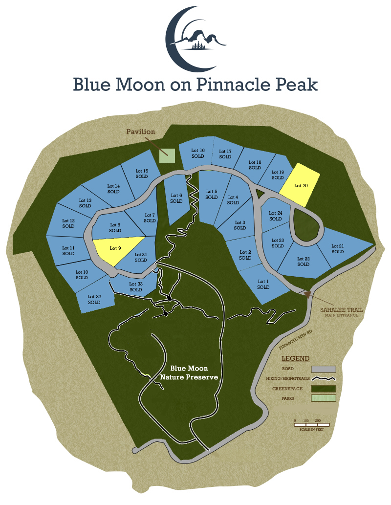 Blue Moon on Pinnacle Peak